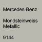 Preview: Mercedes-Benz, Mondsteinweiss Metallic, 9144.